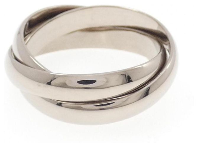 Anel Cartier Trinity em ouro branco Dourado