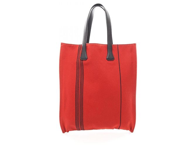 Hermès Sac Cabas Hermes Potamos GM Noir Rouge