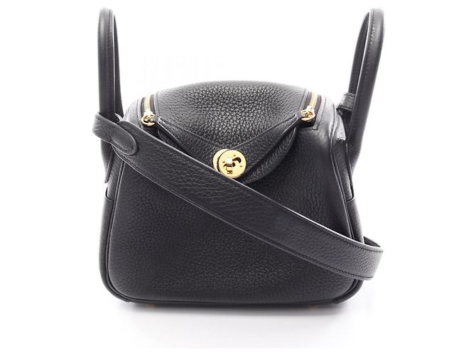 Hermès Hermes Lindy Mini Shoulder Bag Black
