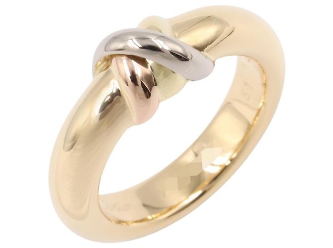 Bague Cartier Thread Band Ring Argenté Doré