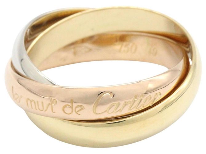 Anello Cartier Trinity Argento D'oro