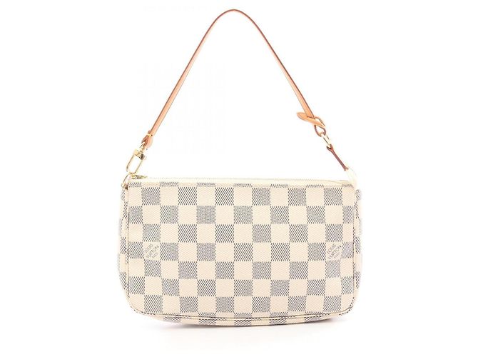 Sac à main Louis Vuitton Pochette Accessoires Blanc