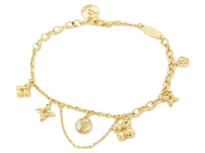 Pulseira Louis Vuitton Blooming Charm Dourado