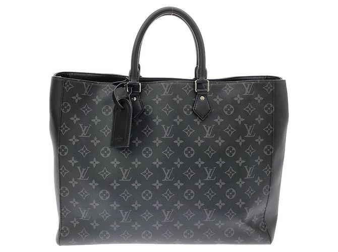 Bolsa Louis Vuitton Monogram Eclipse Grand Sac Preto Monograma