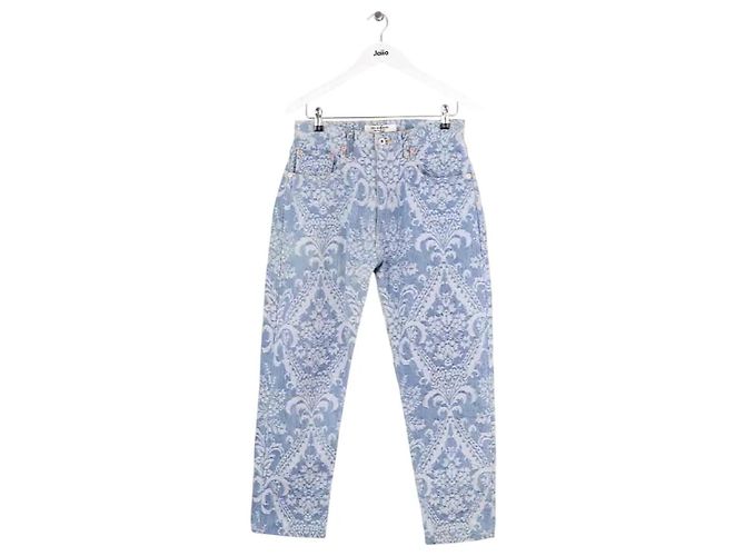 Vaqueros rectos azules de algodón Junya Watanabe