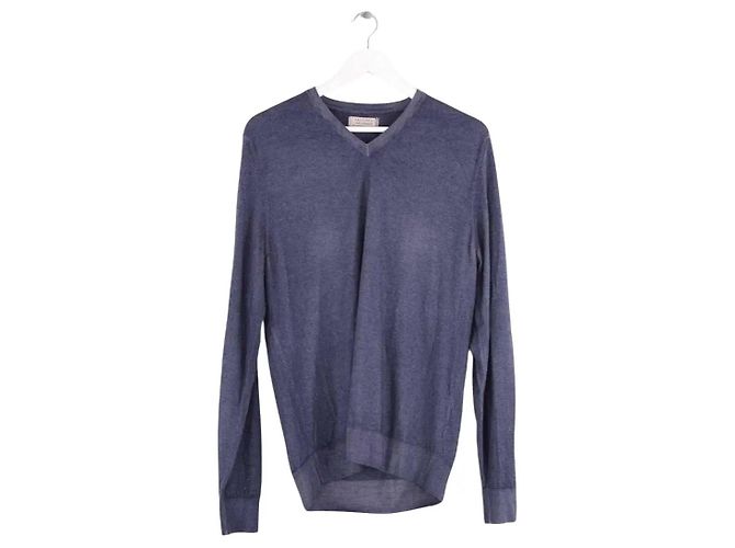 Autre Marque Falconeri Blue Cashmere Sweater L