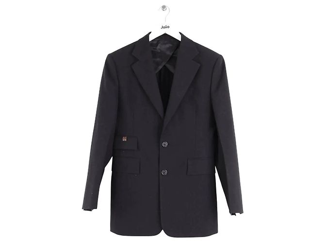 Louis Vuitton Black Linen Blazer