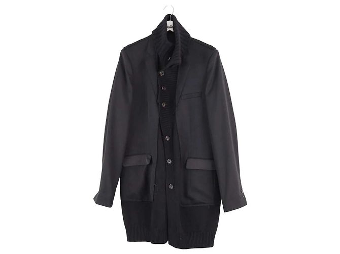 Chaqueta de lana negra Undercover