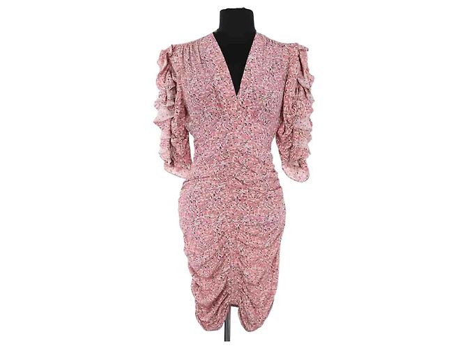 Isabel Marant Pink Silk Dress