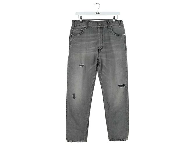 Autre Marque Gerade Jeans in Anthrazit Anthrazitgrau
