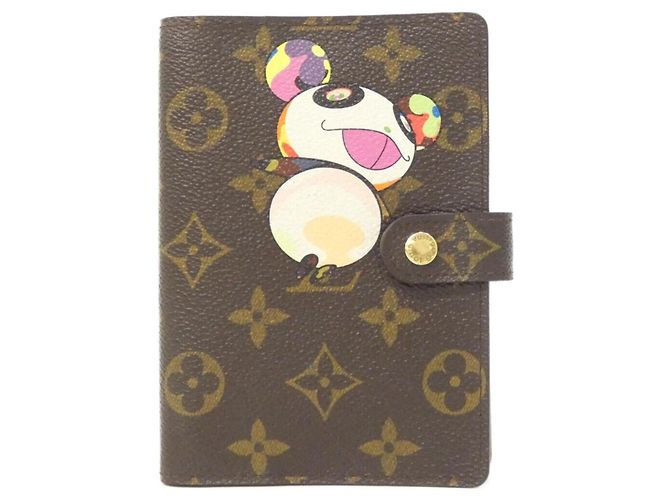 Louis Vuitton Monogram Panda Agenda PM R20011 Organizer Brown