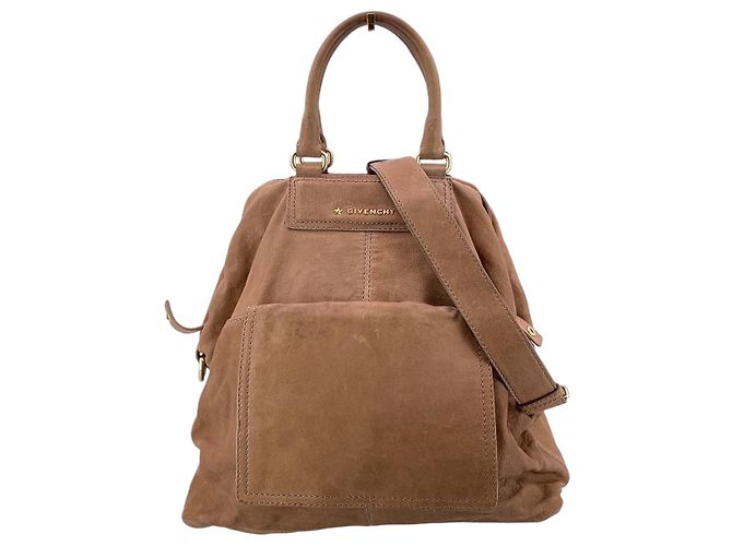 Givenchy Borsa Pandora 2 Way in pelle Tan Beige con tracolla