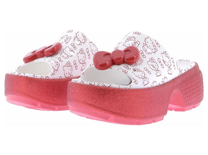 Autre Marque Crocs rojo y blanco Hello Kitty Roja