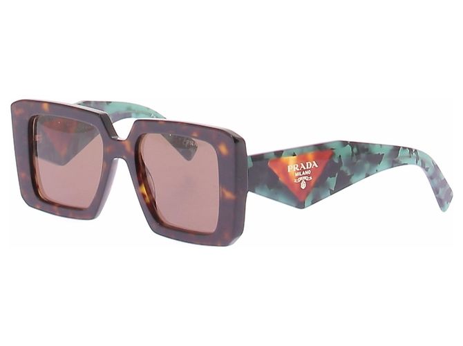 Prada Solaires carrées vertes Green