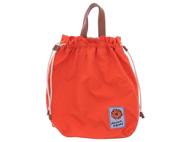 Autre Marque Bolsa de lona MAISON KITSUNÉ laranja