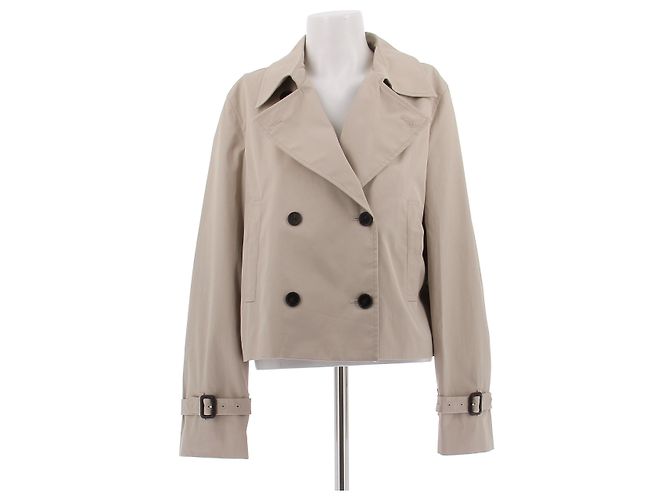 Autre Marque Trench "Esquire" corto Beige