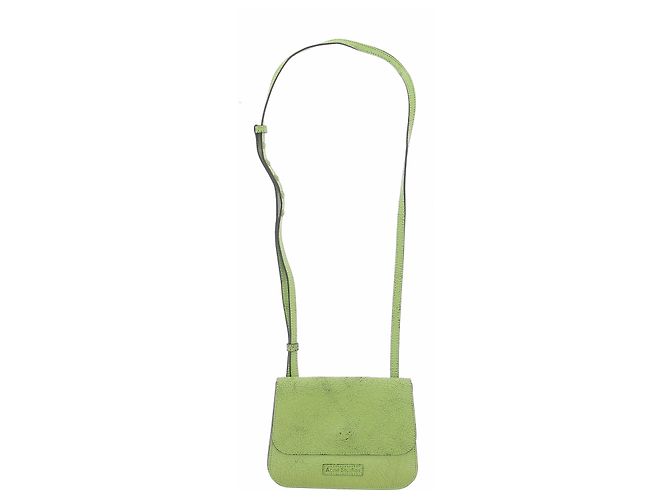 Acne Bolsa de ombro verde