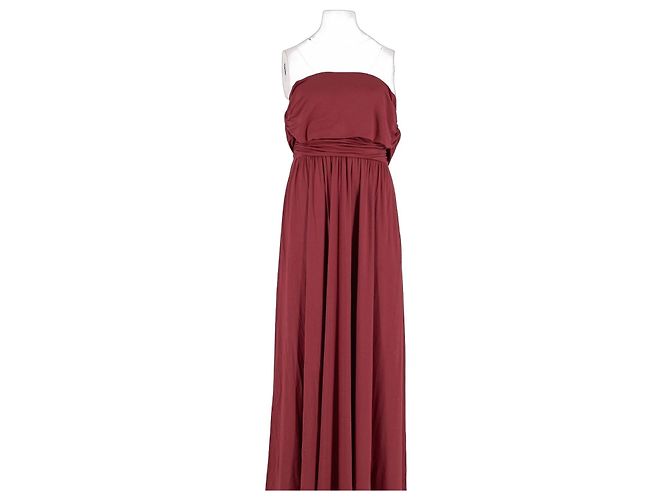Autre Marque Vestido maxi rojo sin mangas BODEN Roja