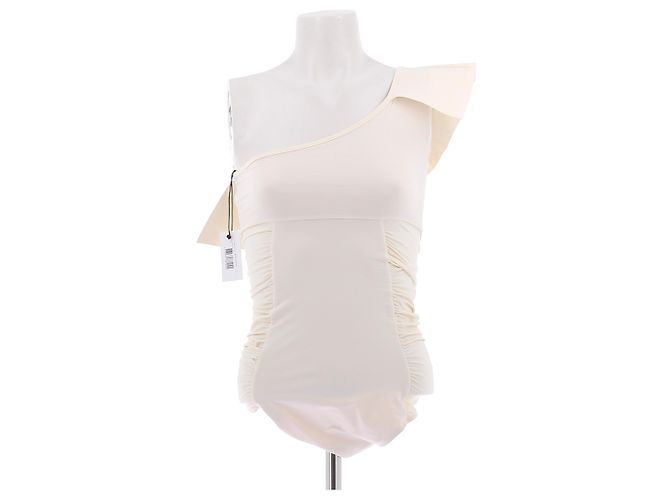 Autre Marque Einteiliger Badeanzug creme ORSAY