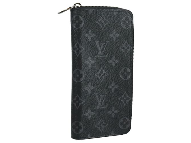 LOUIS VUITTON Monogram Eclipse Zippy Wallet Vertical Wallet M62295