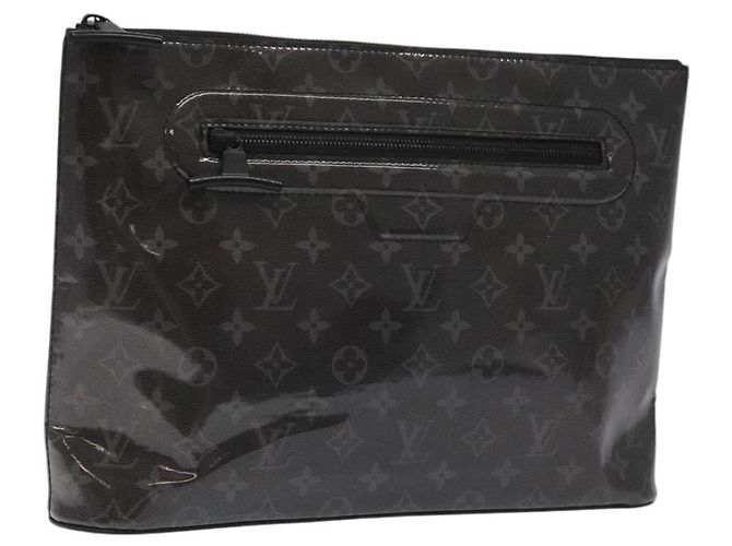 LOUIS VUITTON Eclipse Glaze Pochette Cosmos Clutch Bag M63373 LV