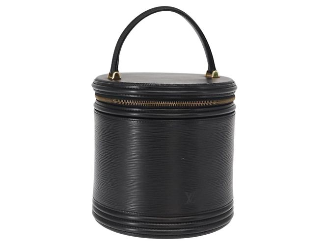 LOUIS VUITTON Epi Cannes Hand Bag Black M48032 LV