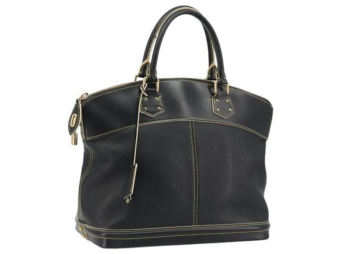 LOUIS VUITTON Suhari Lockit PM Sac à main Cuir Noir M91888 LV