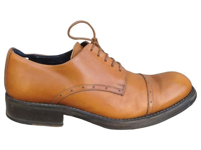 Kenzo Derbies en cuir marron