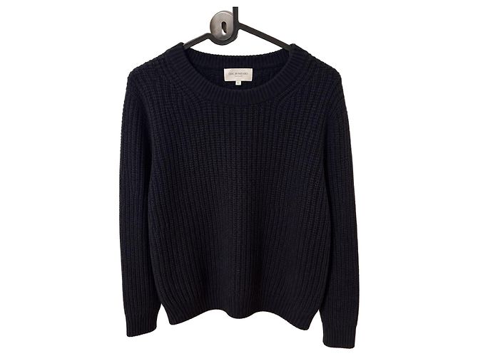 Eric Bompard navy blue cashmere sweater