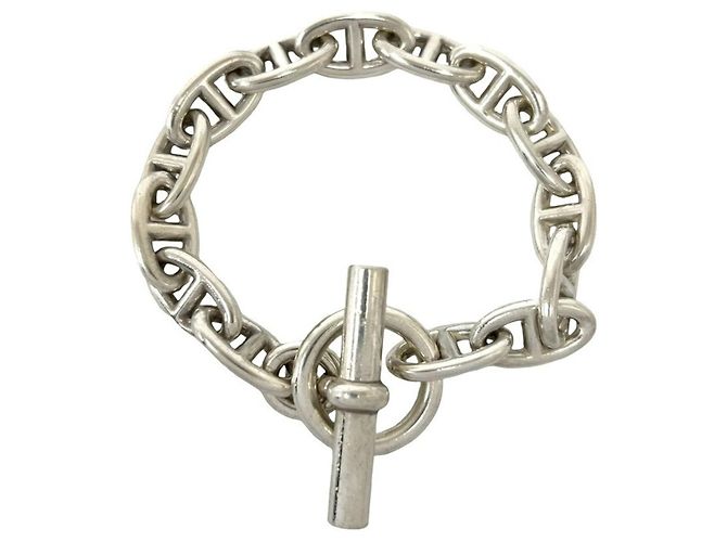 Hermès Bracciale Hermes Chaine d'Ancre GM 14-Link Argento