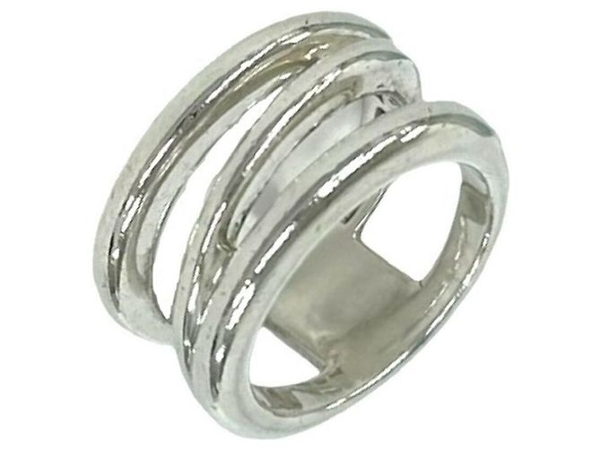 Autre Marque Anello Tiffany Vintage Diamond Gonall Argento