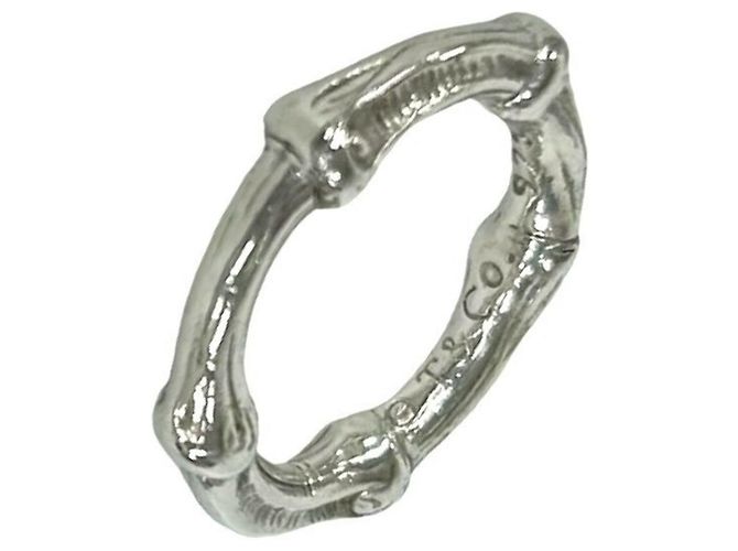 Autre Marque Anello Tiffany Vintage Bamboo Argento