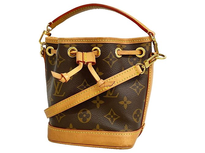 Sac à main Louis Vuitton Monogram Nano Noe Marron