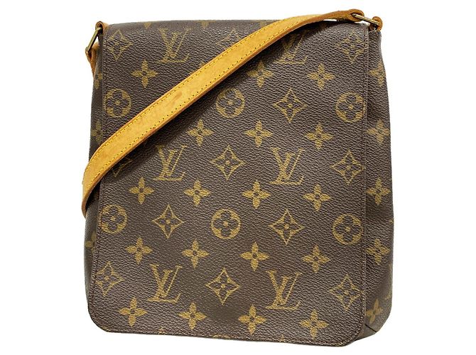 Borsa a tracolla Louis Vuitton Monogram Musette Salsa Marrone