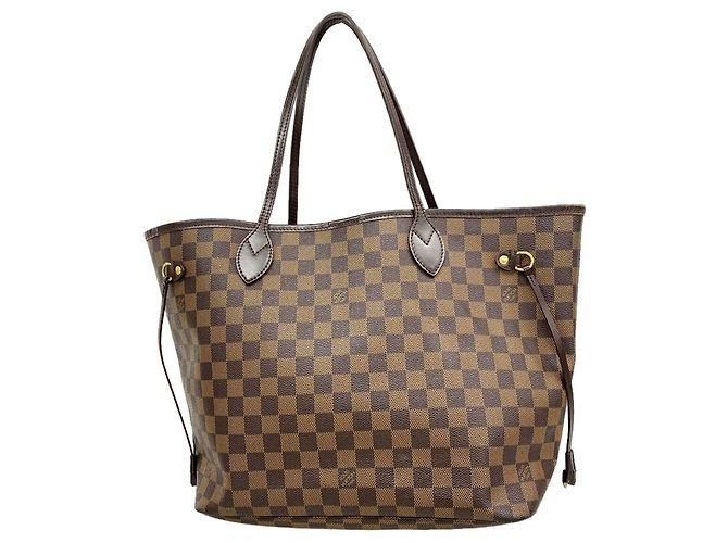 Borsa Tote Louis Vuitton Damier Neverfull MM Damier ebene