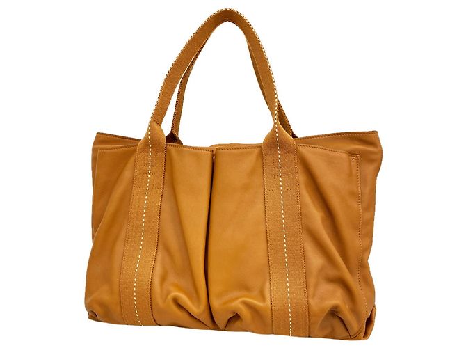 Hermès Hermes Caravan Horizontale Ledertote Braun