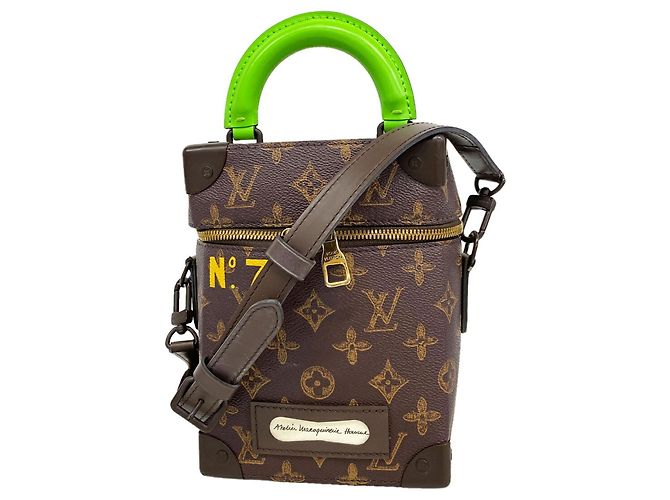 Bolsa Louis Vuitton Monogram Vertical Box Trunk Marrom