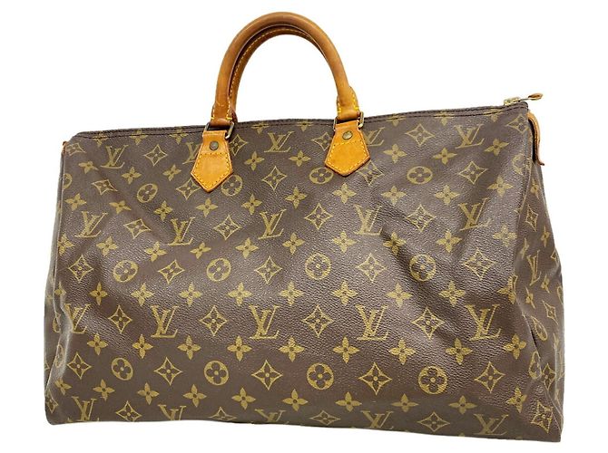 Borsa Louis Vuitton Monogram Speedy 40 Marrone