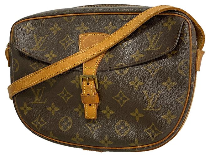 Borsa a tracolla Louis Vuitton Monogram Jeune Fille MM Marrone