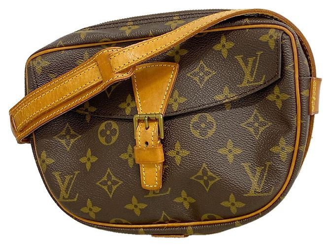 Borsa a spalla Louis Vuitton Monogram Jeune Fille PM Marrone