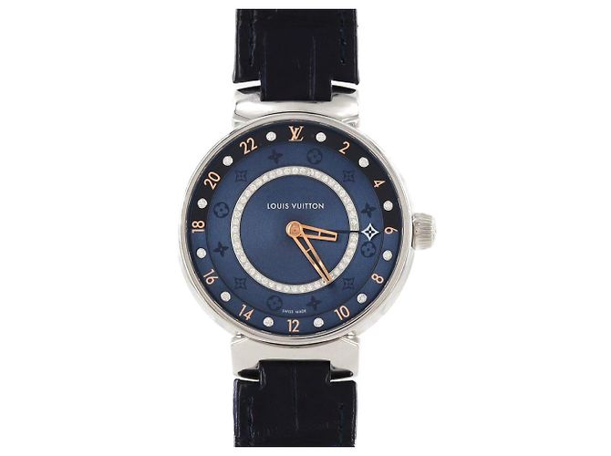 Relógio Louis Vuitton Tambour Moon Dual Time Quartz