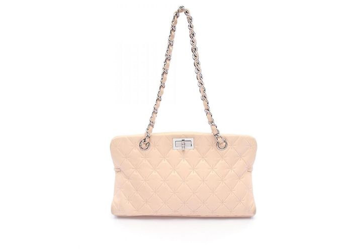 Borsa a tracolla Chanel 2.55 Matelassé Beige