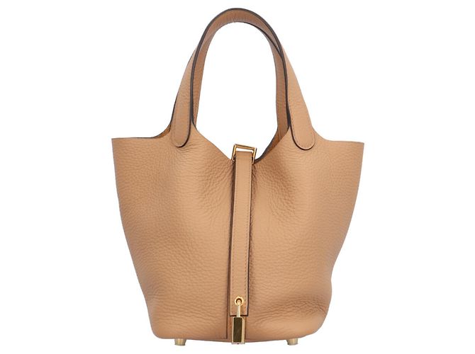 Hermès Borsa Hermes Picotin Lock PM Beige