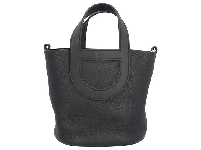 Hermès Bolsa Hermes In the Loop 18 Preto