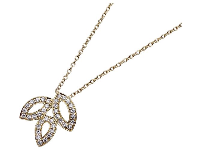 Collana Harry Winston in oro giallo 18K e diamanti D'oro