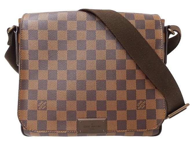 Bolsa de Ombro Louis Vuitton Damier Canvas Marrom