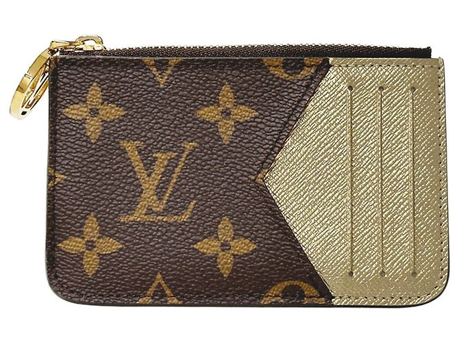 Louis Vuitton Monogram Business Card Case Brown