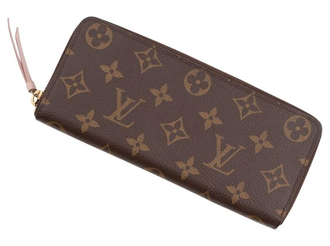 Louis Vuitton Monogram Portefeuille Clemence Long Wallet Rosa