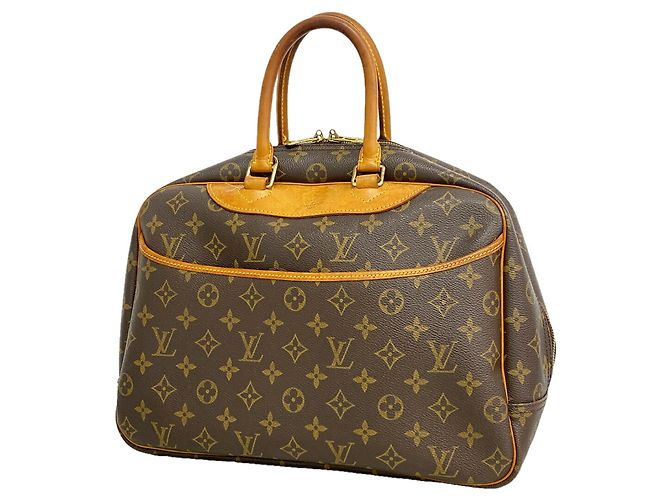 Borsa Louis Vuitton Monogram Deauville Marrone