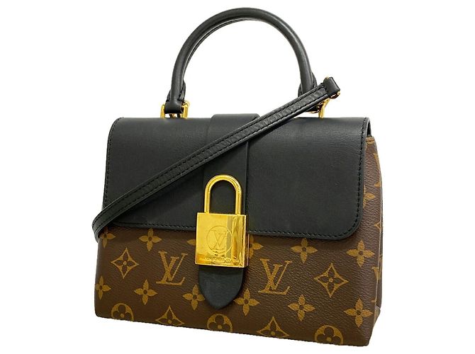 Sac à main Louis Vuitton Monogram Rocky BB Noir